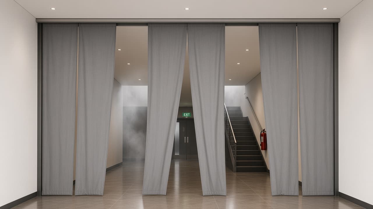 Safe Evacuation Routes - Egress Fire Curtains